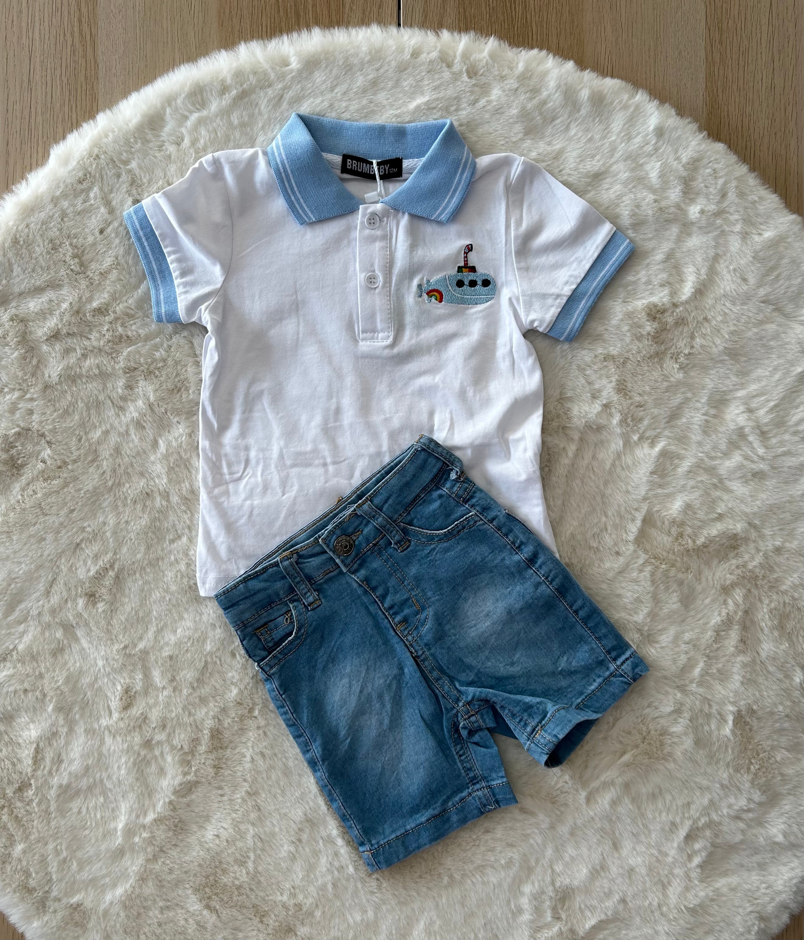 COMPLETO NEONATO CON JEANS