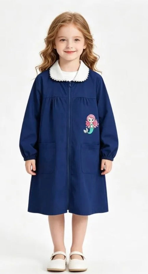 GREMBIULE ZIP ELEMENTARI BIMBA