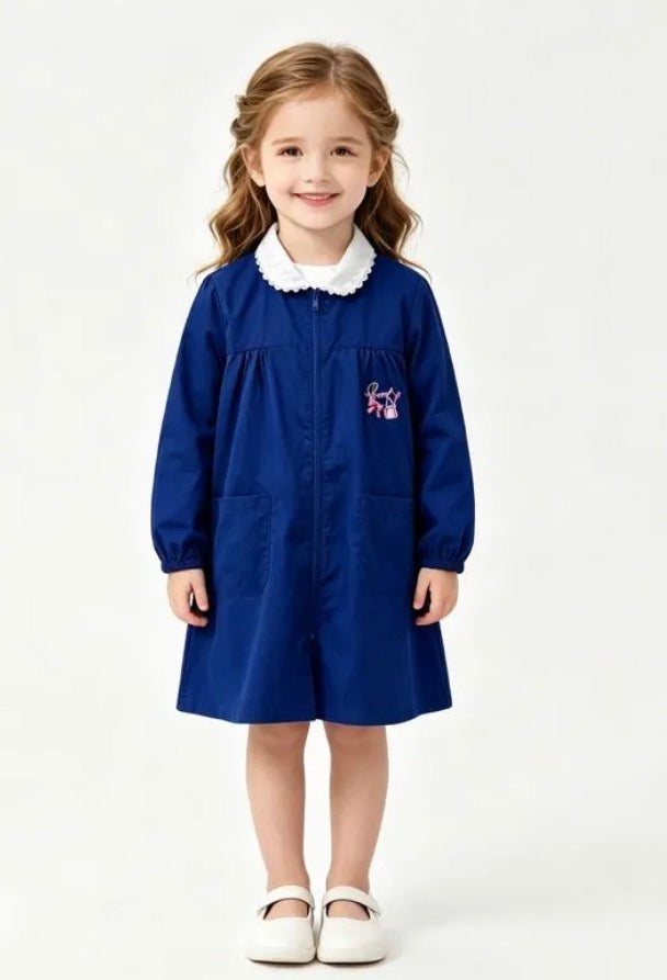 GREMBIULE ZIP ELEMENTARI BIMBA