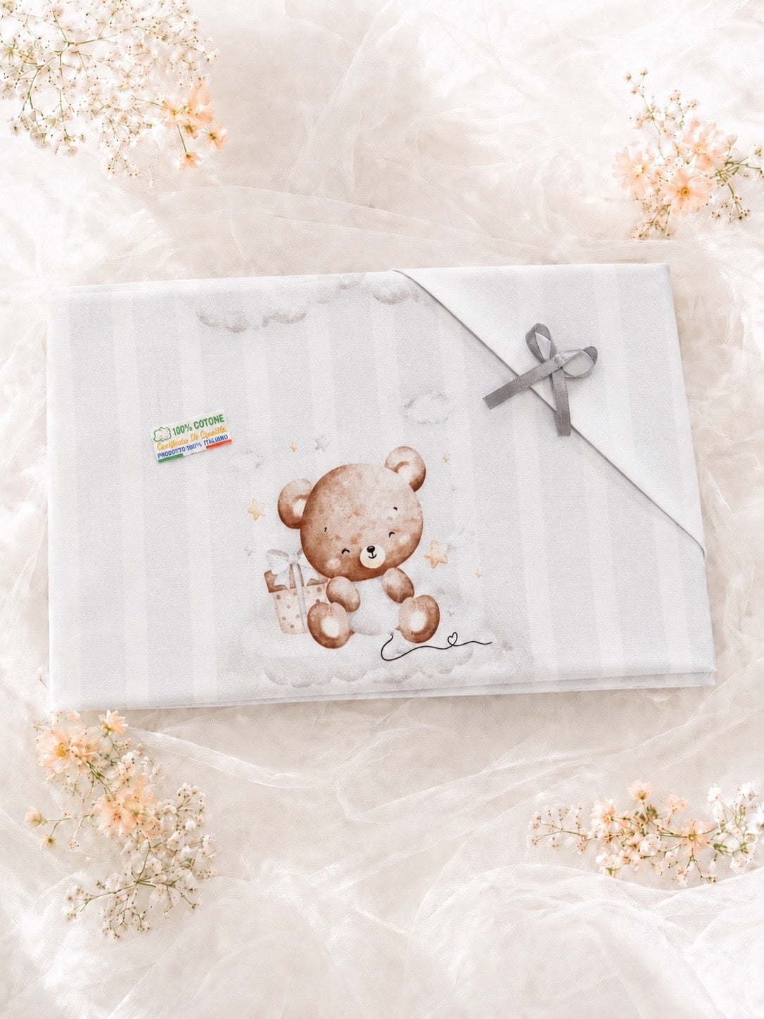 LENZUOLO NEONATO/A CULLA 100% COTONE