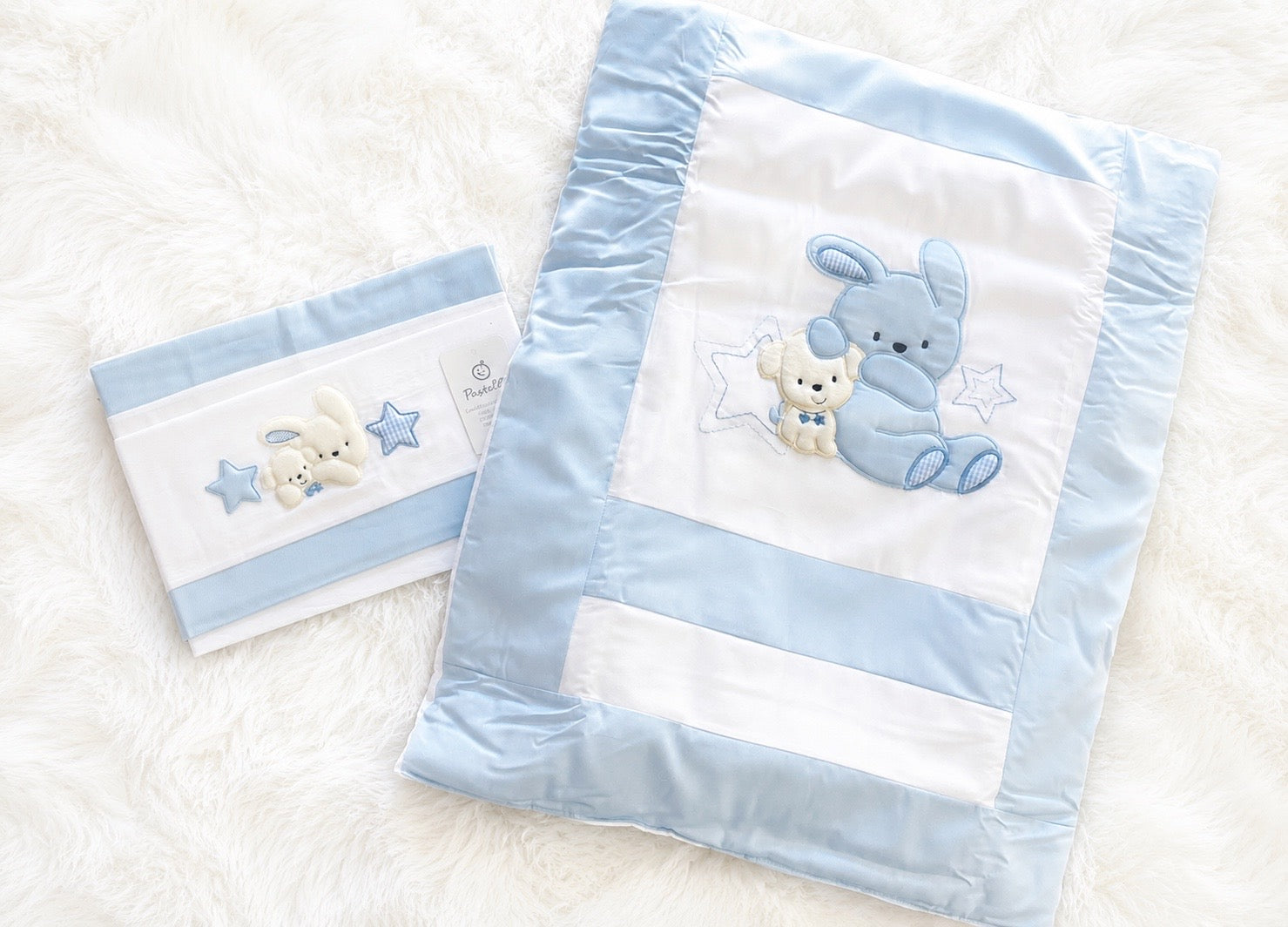 COORDINATO CULLA NEONATO 100% COTONE