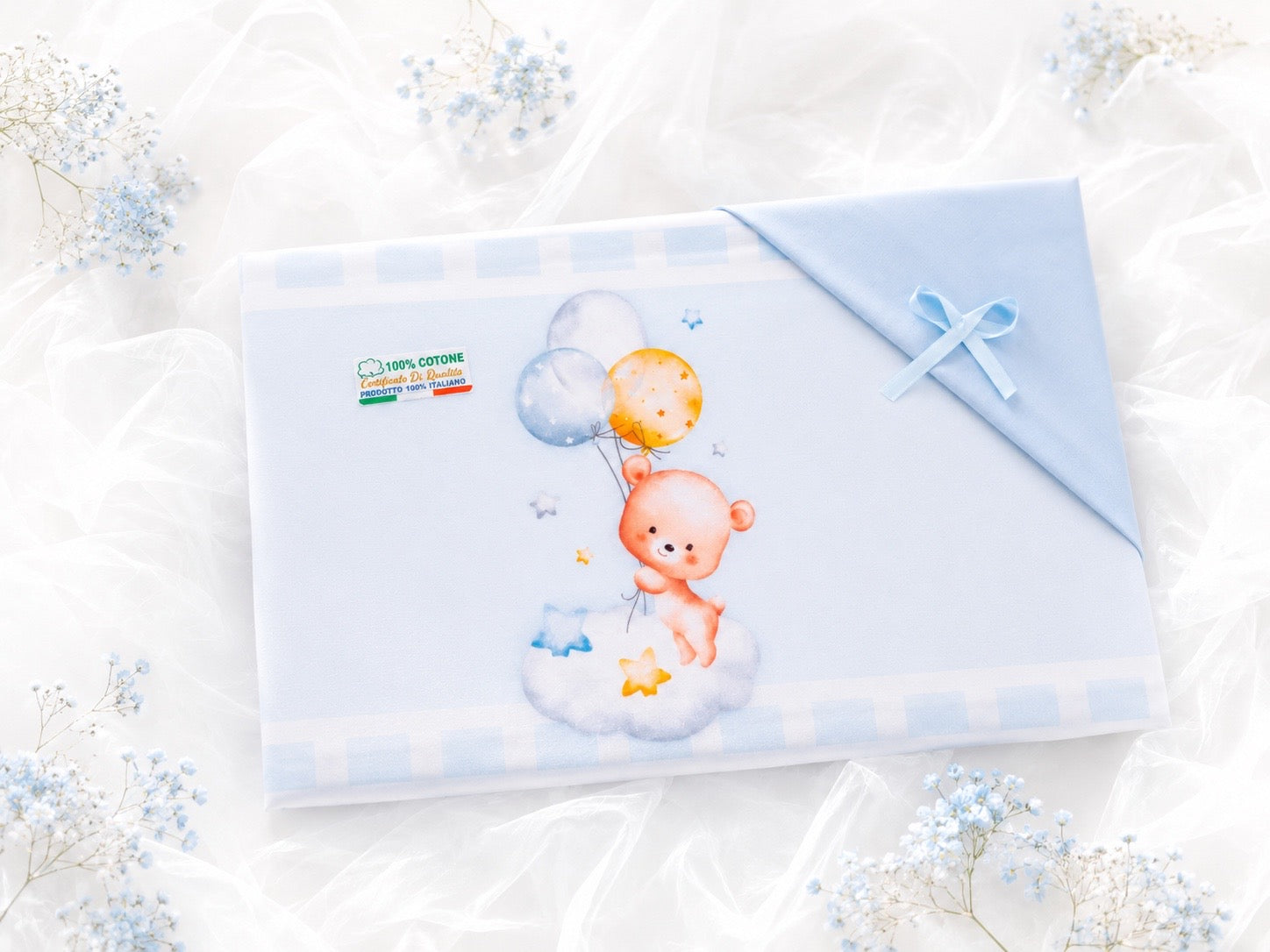 LENZUOLO NEONATO CULLA 100% COTONE
