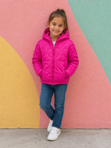 GIUBBOTTO 100 GRAMMI A CUORI BAMBINA