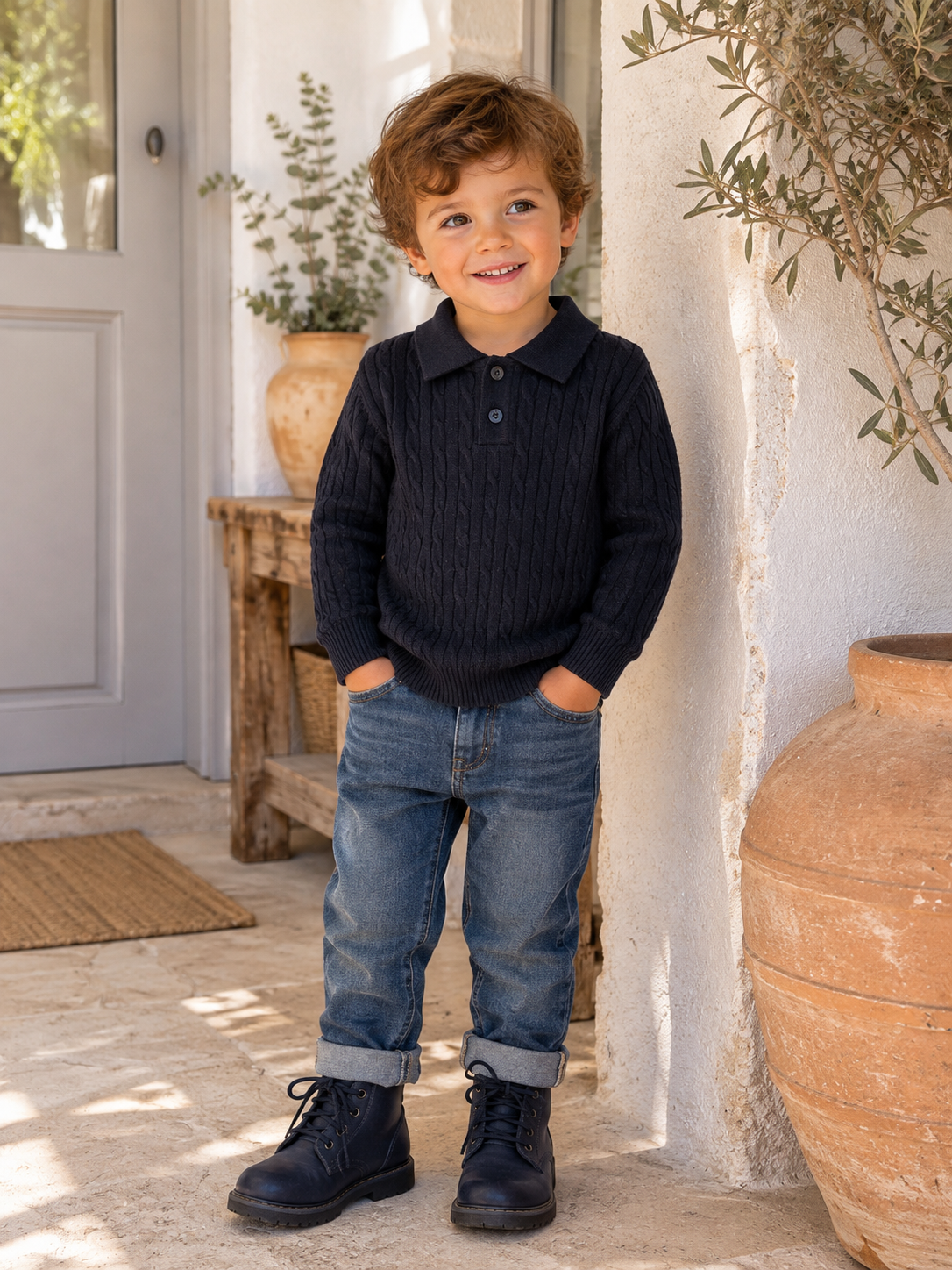 MAGLIONCINO POLO NEONATO
