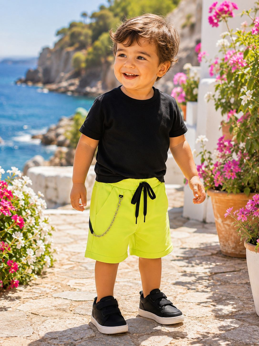 PANTALONCINO TUTA CON CATENELLA