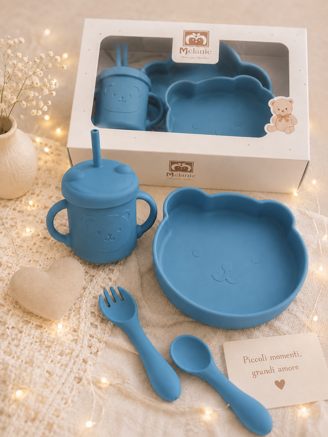 SET PAPPA IN SILICONE MELANIE