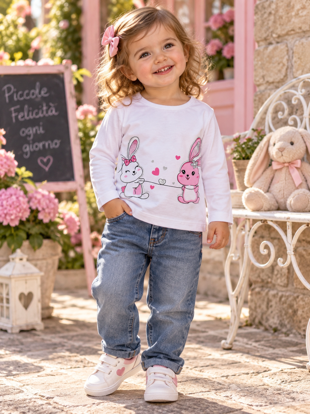MAGLIA COTONE CONIGLIETTI