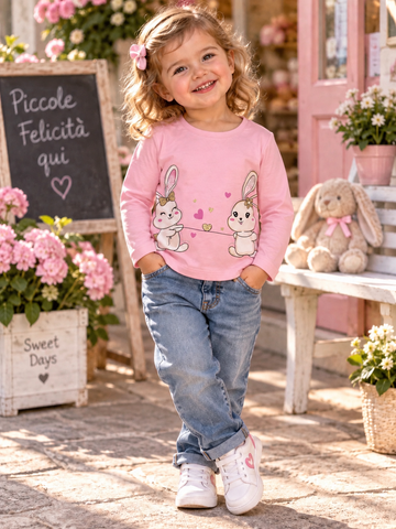 MAGLIA COTONE CONIGLIETTI