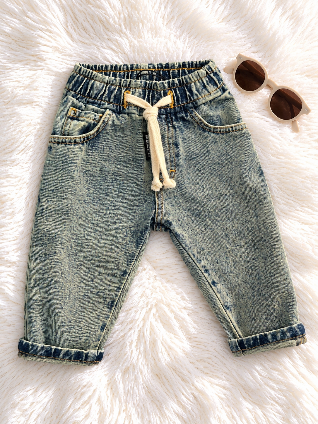 JEANS REBEL CON ELASTICO