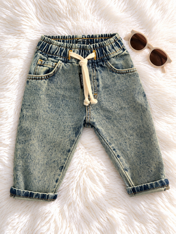 JEANS REBEL CON ELASTICO