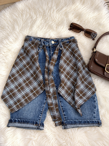 JEANS MODELLO CAMICIA