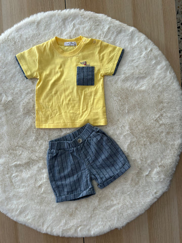 COMPLETO NEONATO BASSOTTO 100% COTONE