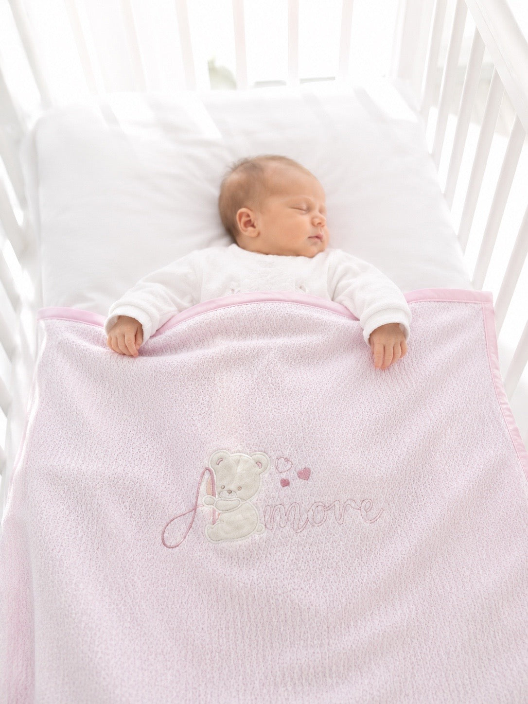 COPERTINA DA LETTINO IN COTONE 100X130CM