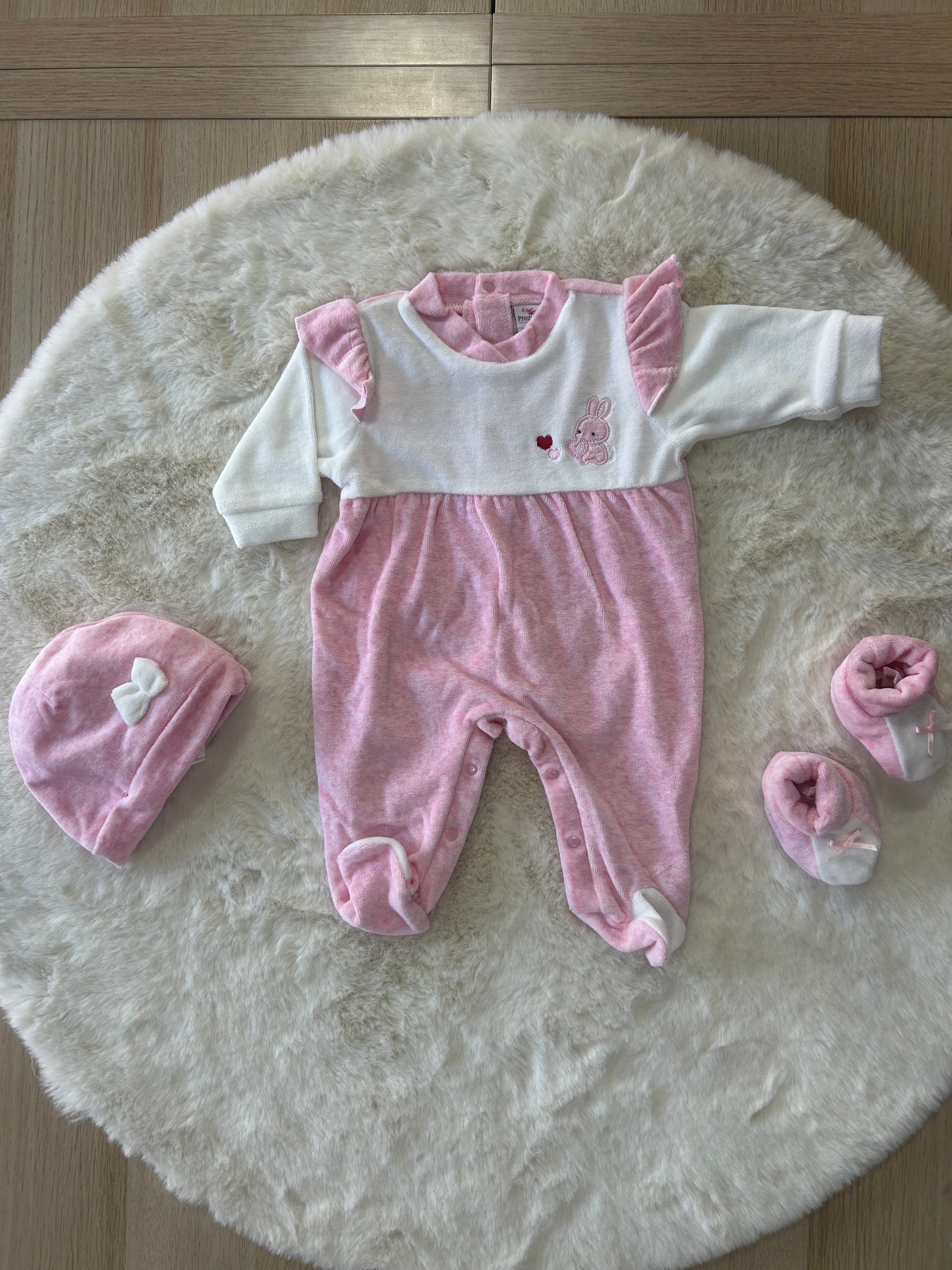 SET NEONATA PREZIOSINI ROSA
