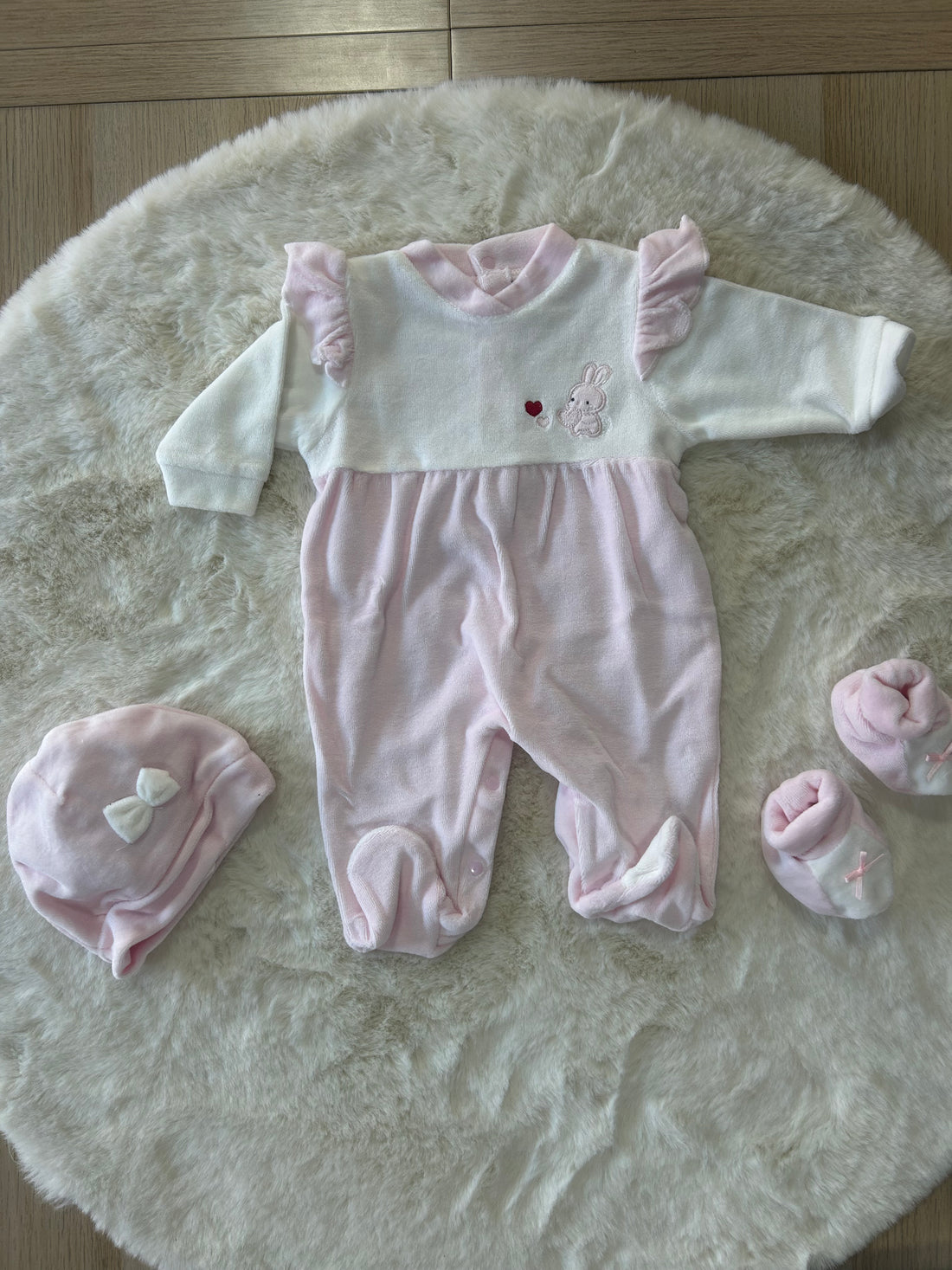 SET NEONATA PREZIOSINI ROSA