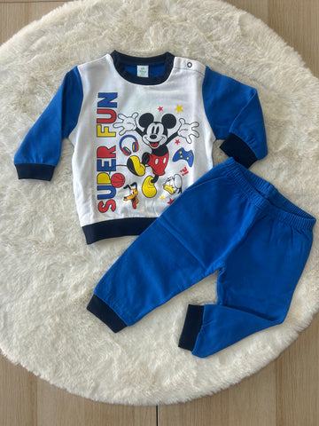 PIGIAMA NEONATO DISNEY FELPATO