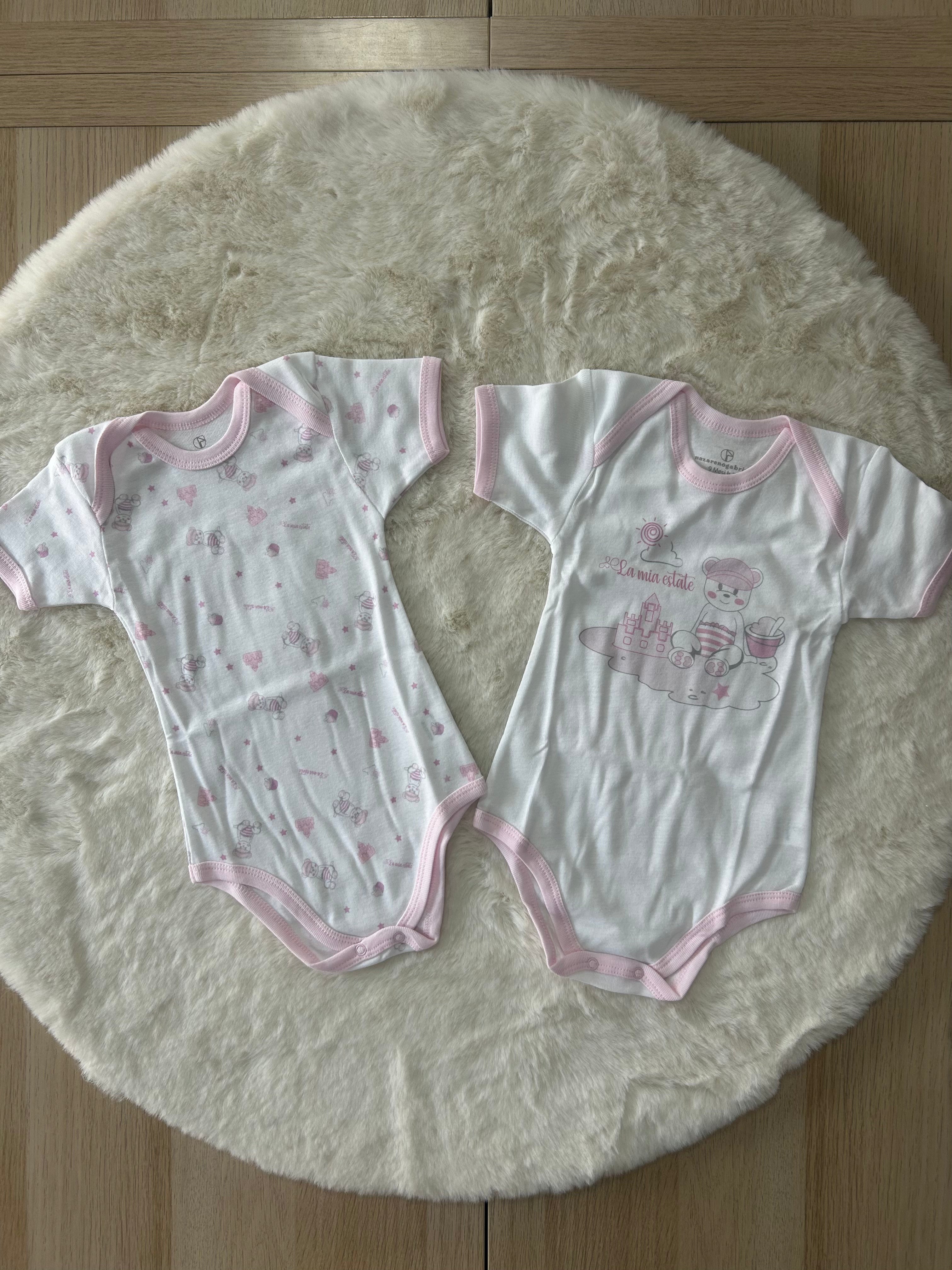 BODY NEONATA COTONE ROSA