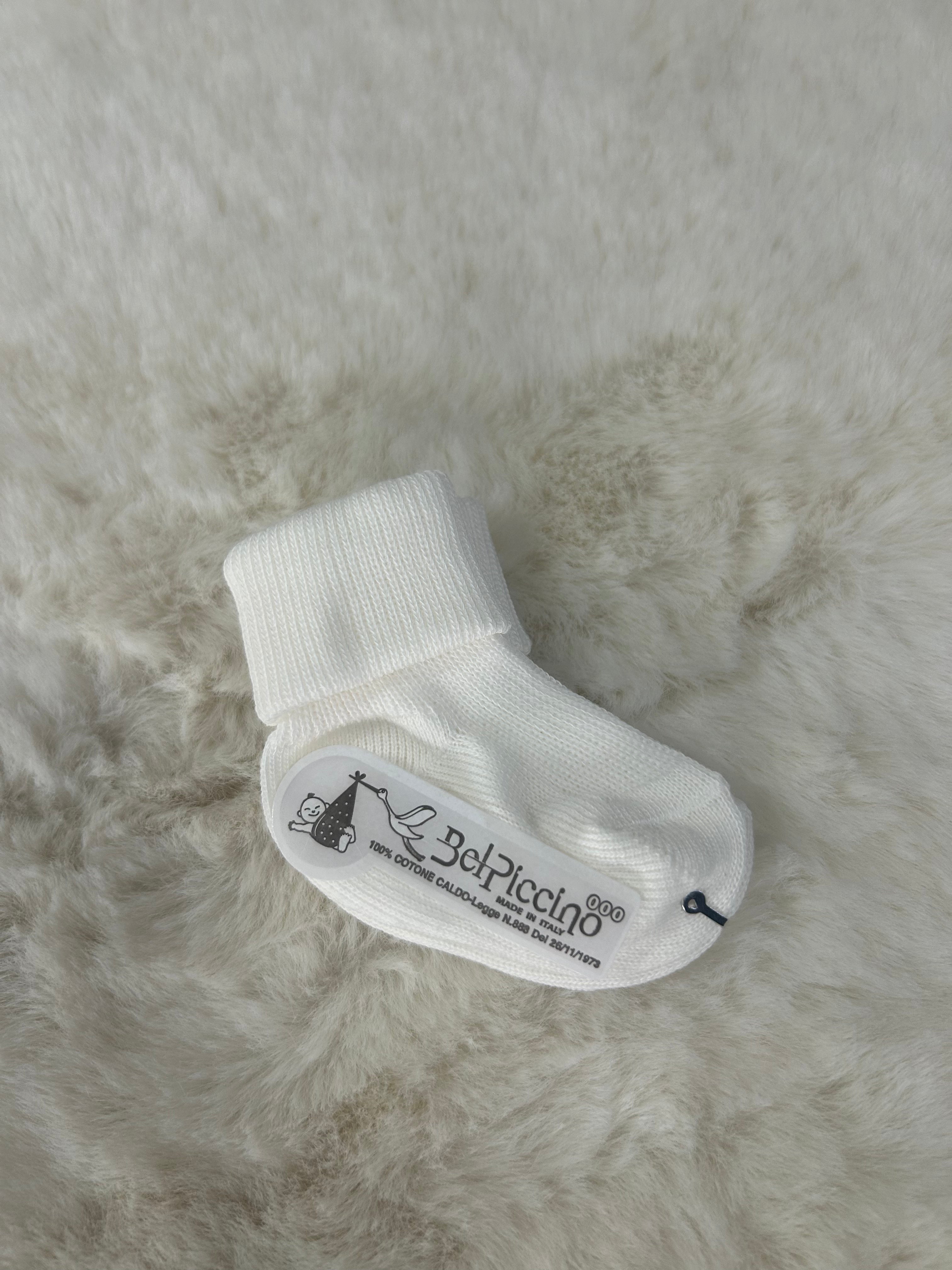 CALZINI NEONATA CALDO COTONE