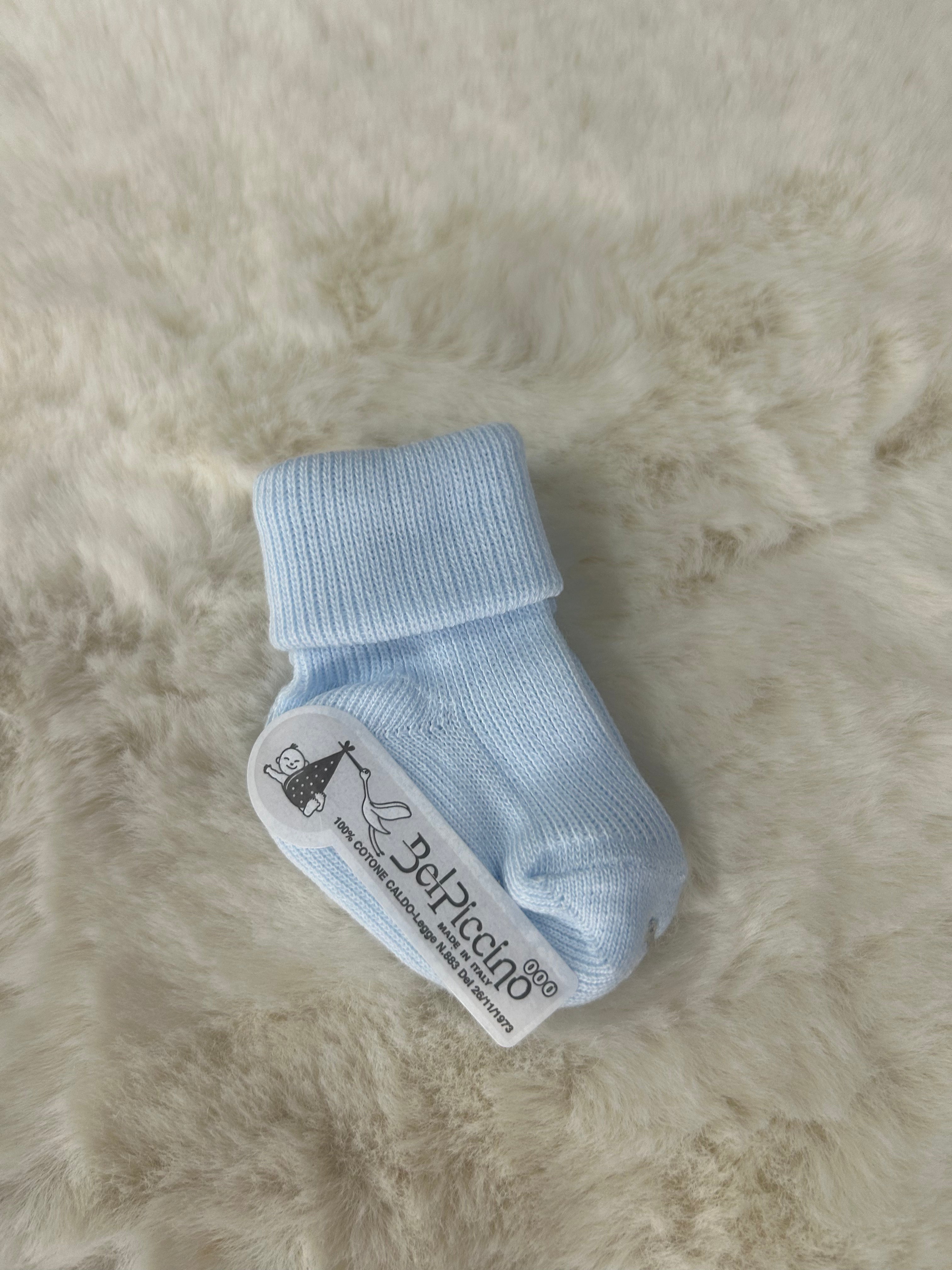 CALZINI NEONATA CALDO COTONE