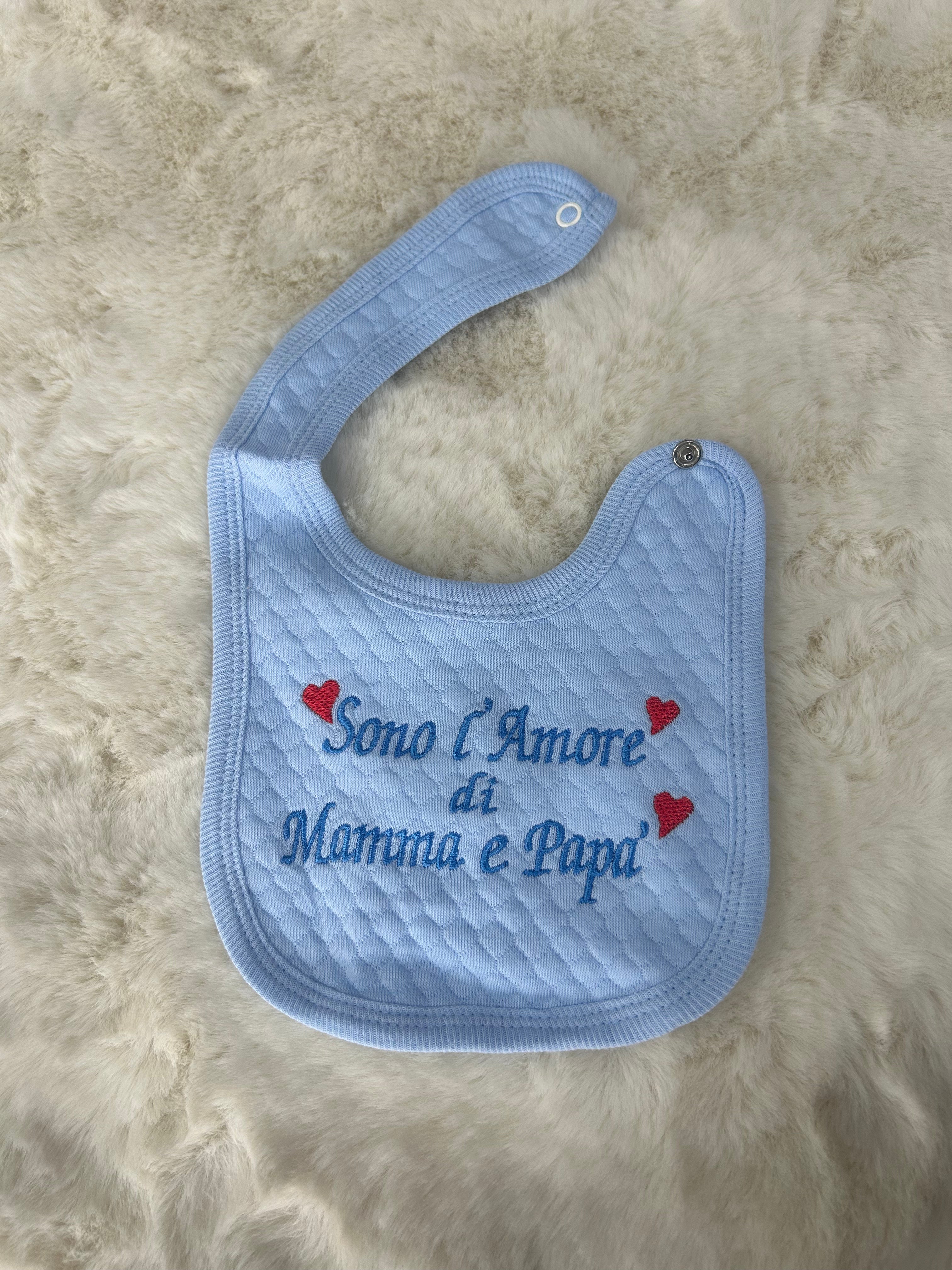 BAVETTA NEOATO MAMMA E PAPA'