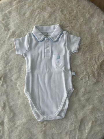 BODY NEONATO COTONE POLO