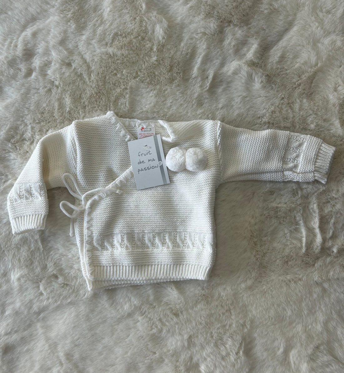 CARDIGAN NEONATO IN LANA