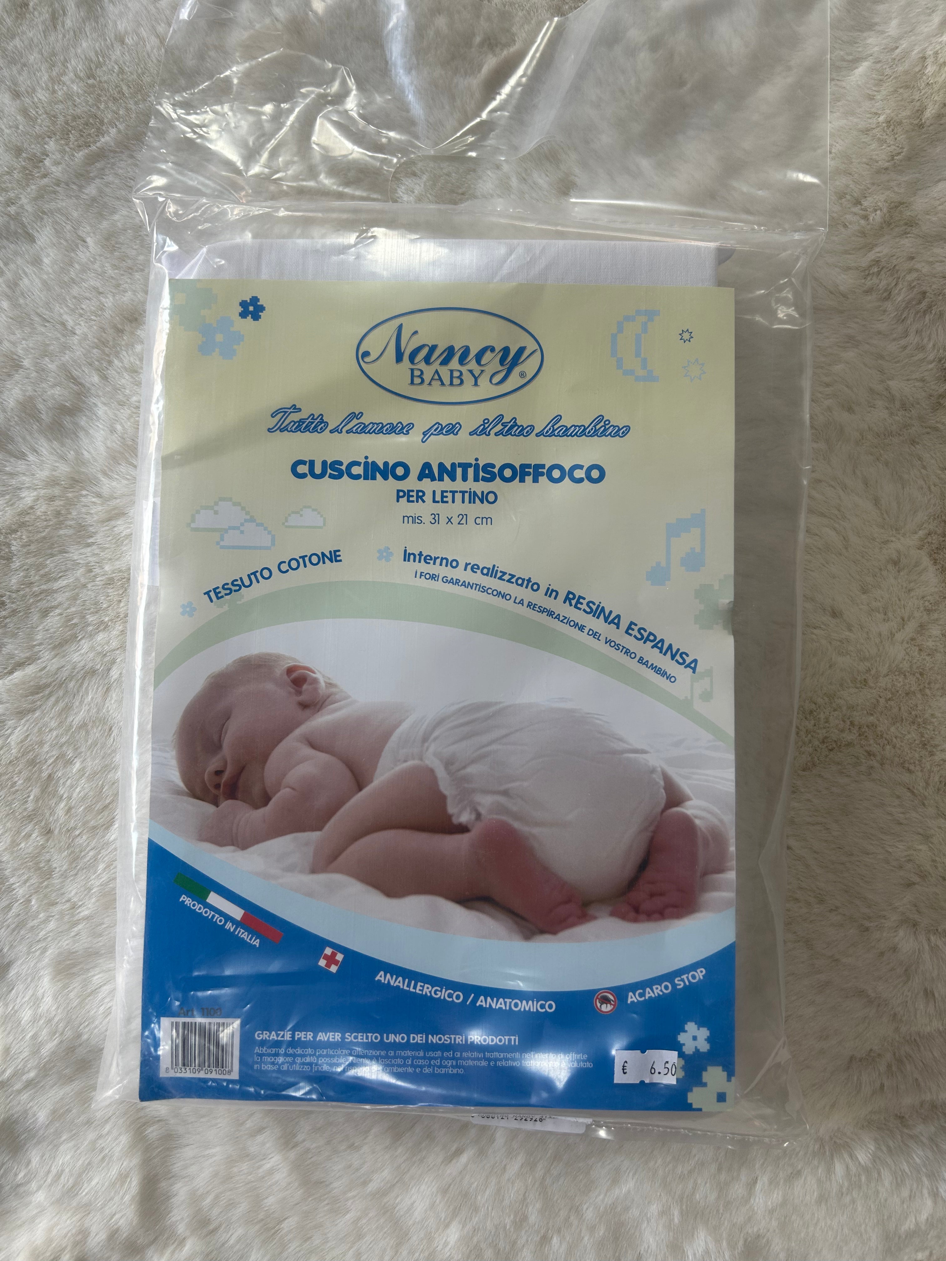 ACCESSORI NEONATA CUSCINO LETTINO