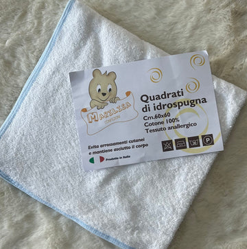 QUADRATO NEONATO IN SPUGNA