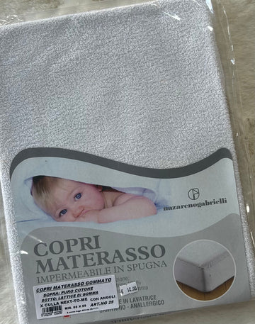 LENZUOLO NEONATO COPRI MATERASSO 85x55cm