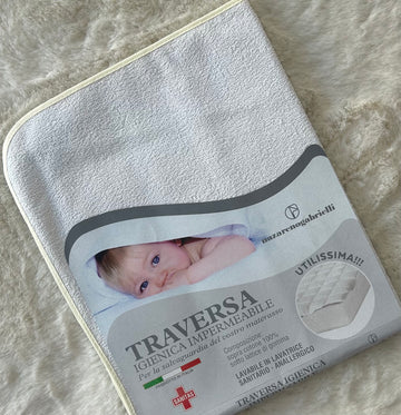 LENZUOLO NEONATO TRAVERSA IN SPUGNA 40x70cm