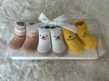 SET CALZINI NEONATO IN COTONE
