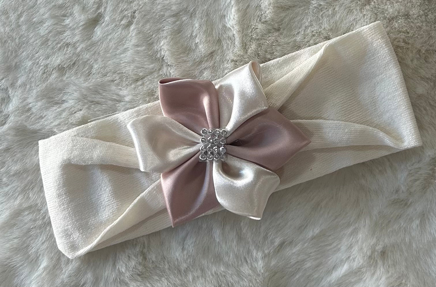ACCESSORI NEONATA 100% COTONE FASCETTA NAZARENO GABRIELLI