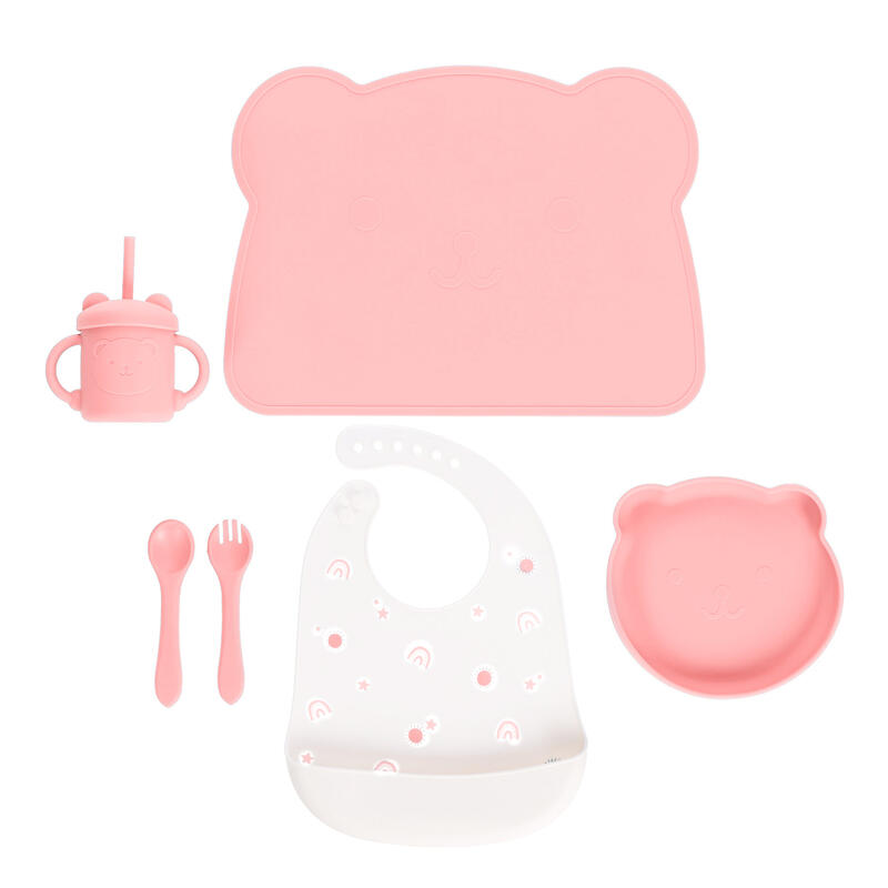 ACCESSORI NEONATA SET PAPPA SVEZZAMENTO IN SILICONE ELLEPI