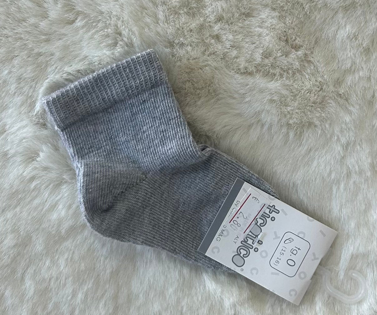 CALZINI NEONATO CALDO COTONE MADE IN ITALY